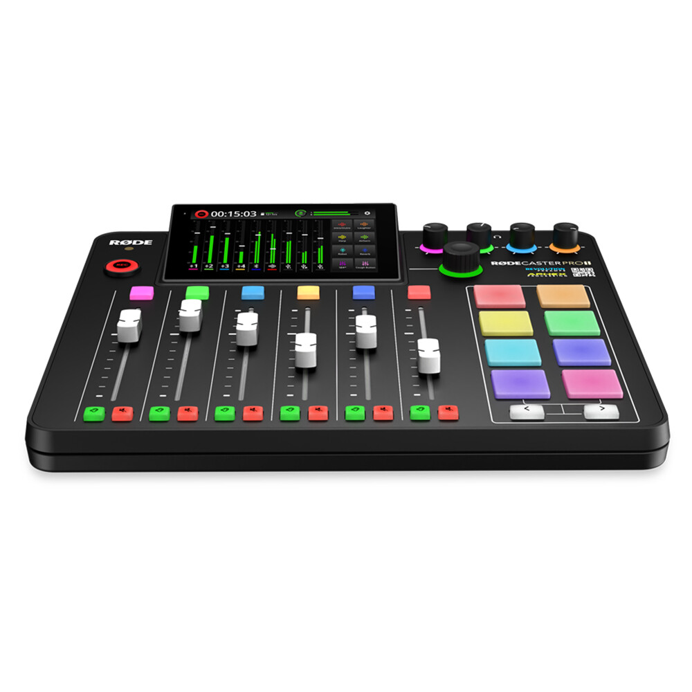 Rode RODECaster Pro II Integrated Audio Production Console w/ Cover,SanDisk 32GB