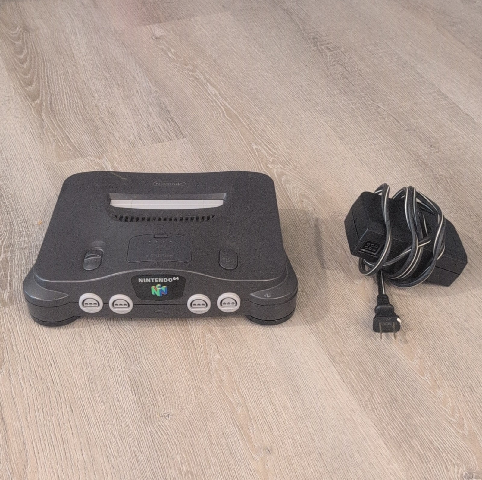 Nintendo 64 Black Video Game Console, Component RCA, Multiplayer, Home Console