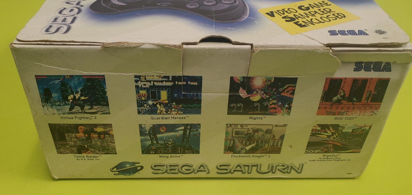 Sega Saturn Console Complete In Box CIB