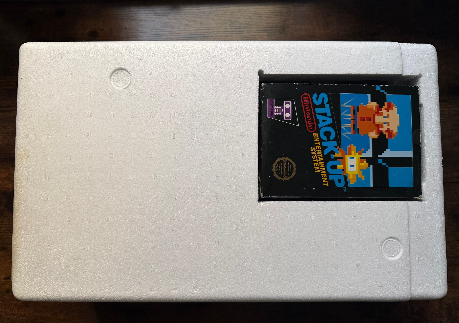 Stack-Up/Gyromite/Duck Hunt Nintendo NES complete box rob post-Deluxe Set system