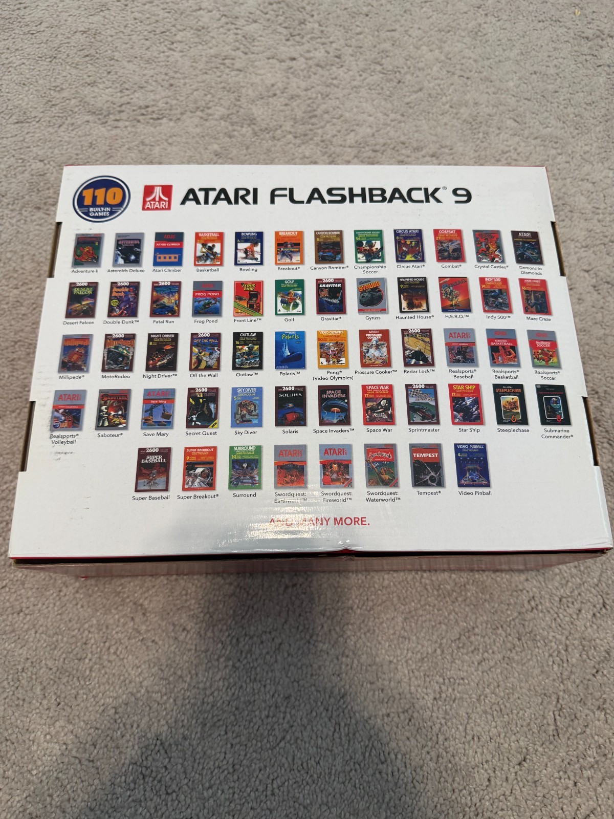 Atari Flashback 9 HDMI Videogame Console w/ 110 Built in Games New (Open Box)