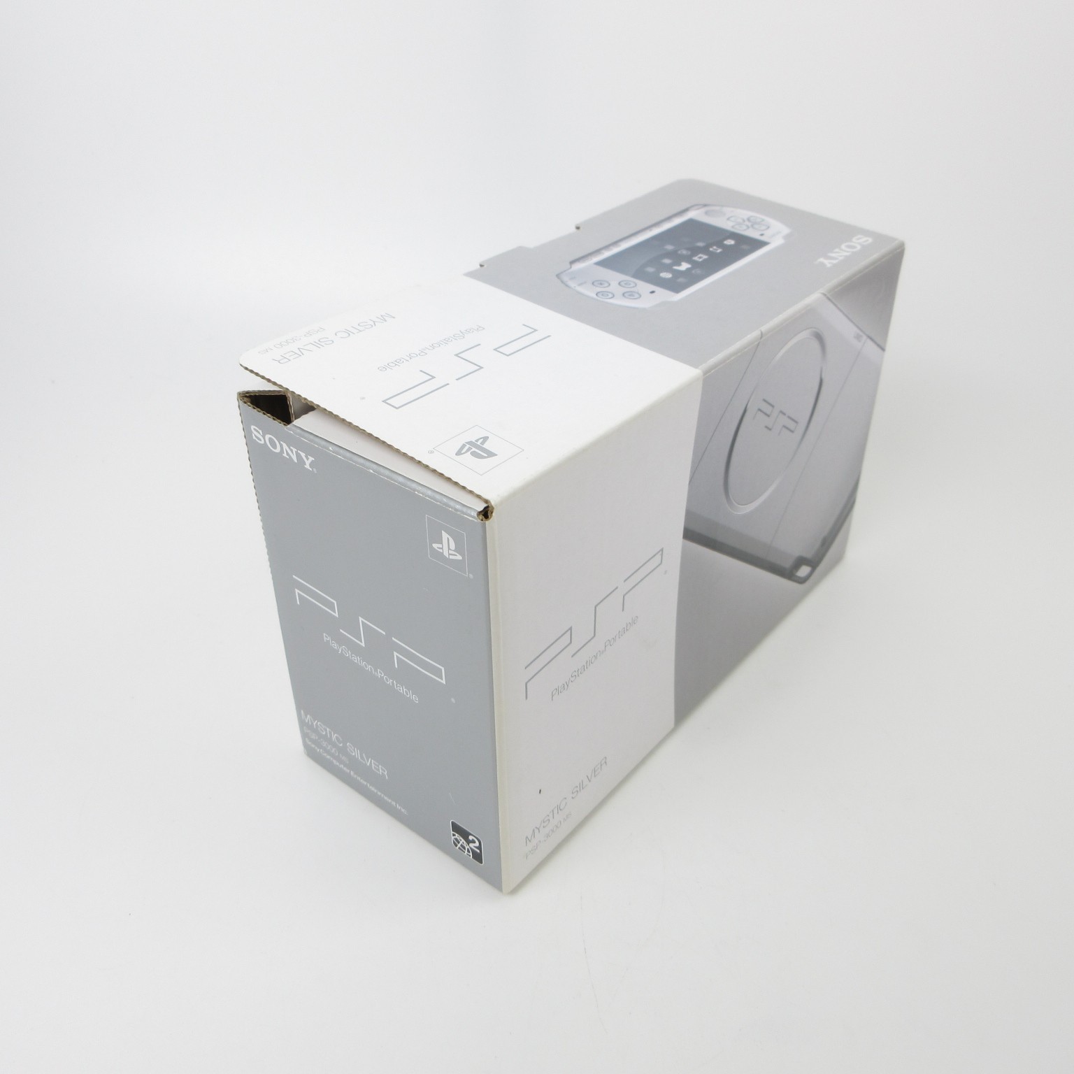 【Excellent】Sony PSP-3000 Mystic Silver Console No Battery Japan Ver. #TOY0516/04