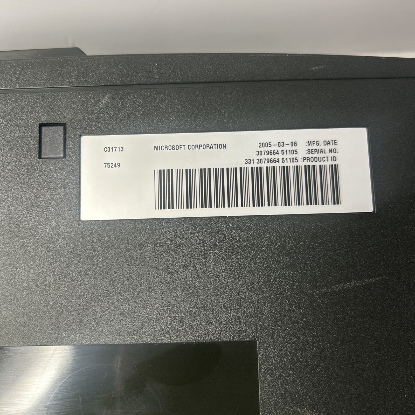Microsoft XBox Video Game Console C01713 Original Parts And Repair