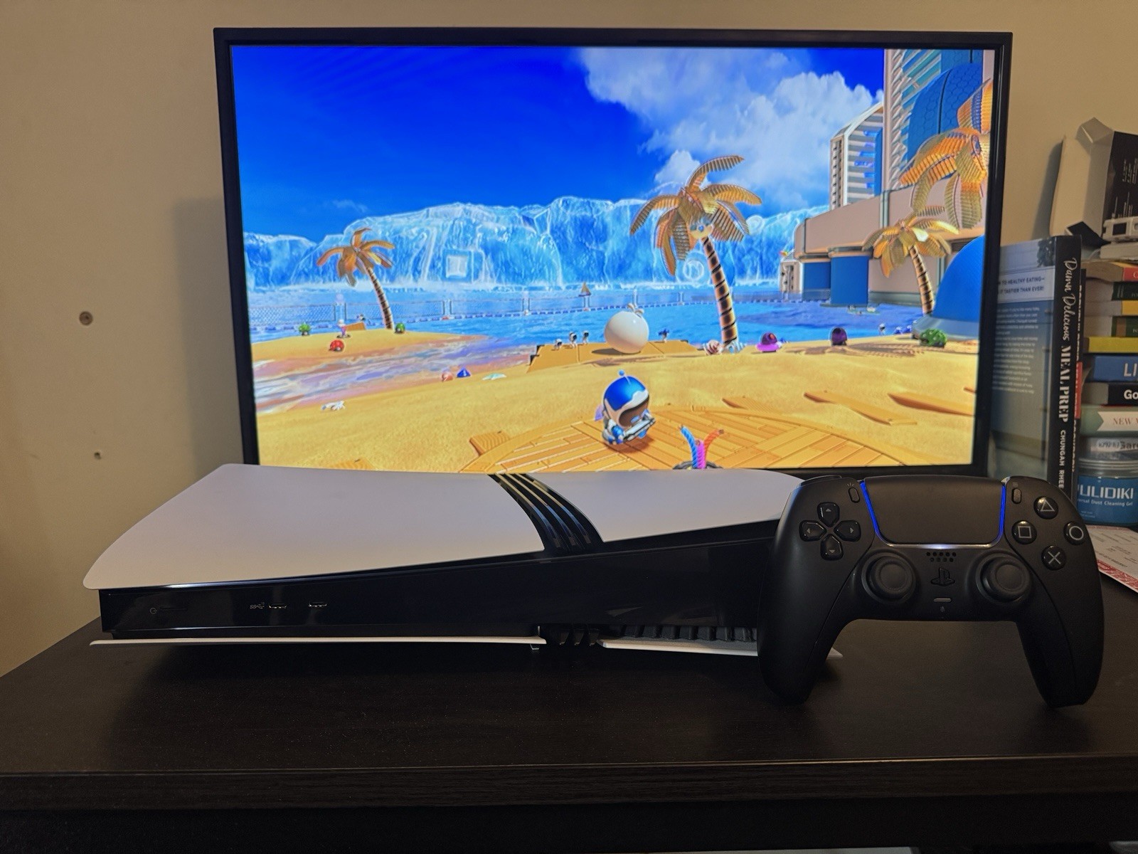 Sony PlayStation 5 Pro PS5 2TB White Console Gaming System + Black Controller