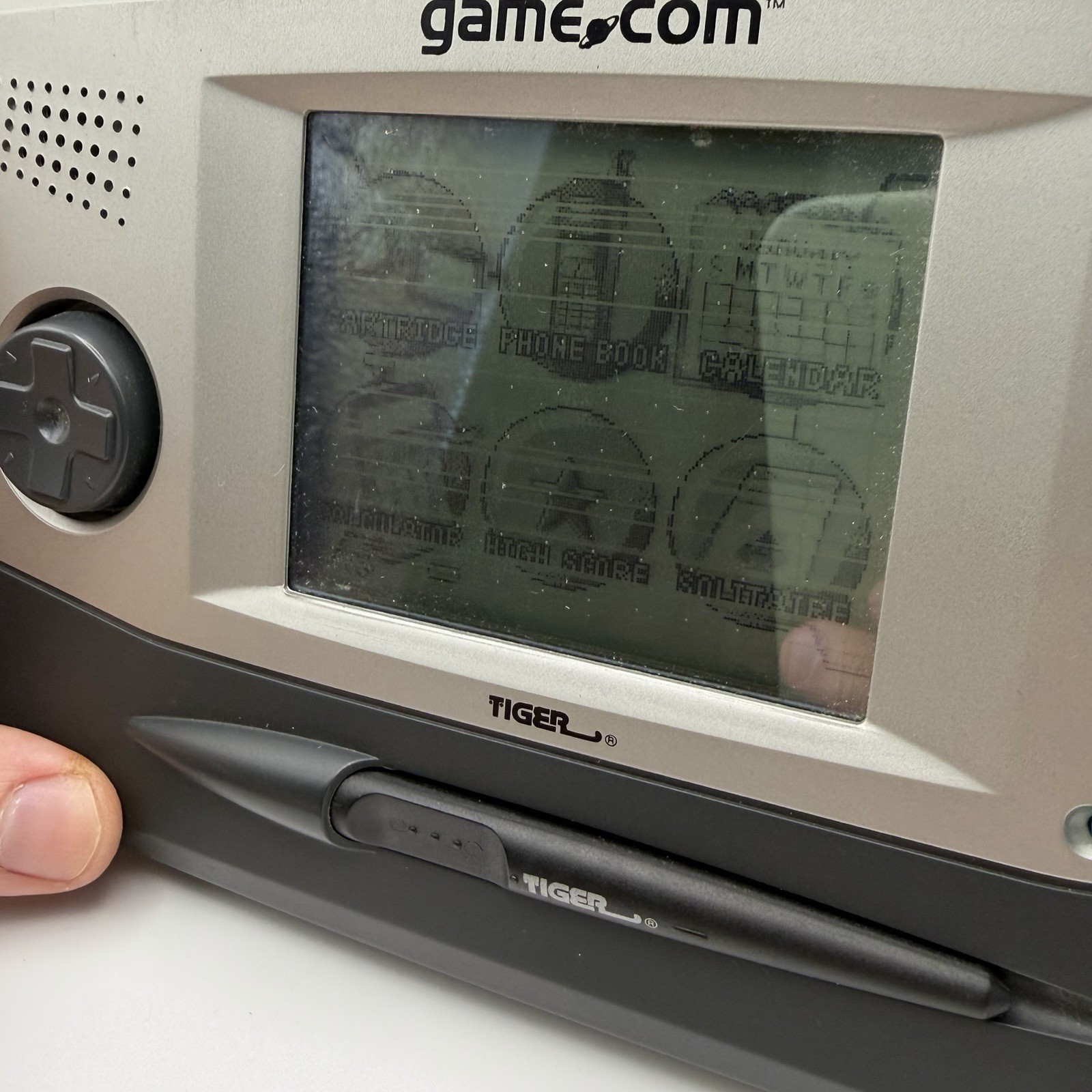 Tiger Game.com Handheld Console Complete in Box CIB Works Tested – Screen Issues