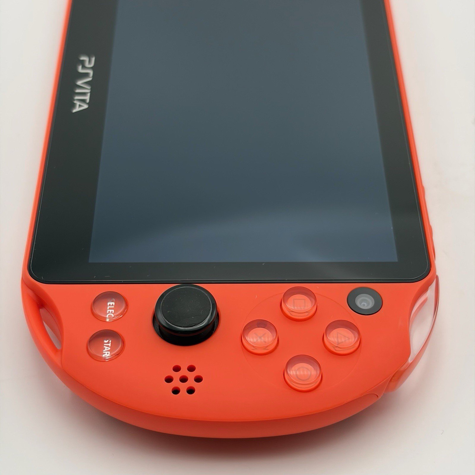 SONY PS Vita PCH-2000 Console Orange Very Good Fast Shipping No joystick drift.