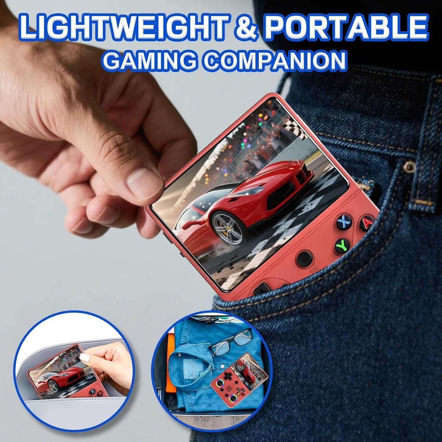 RG36PRO Retro Handheld Game Console – 30,000+ Classic Games, 64G TF card, 3.5…