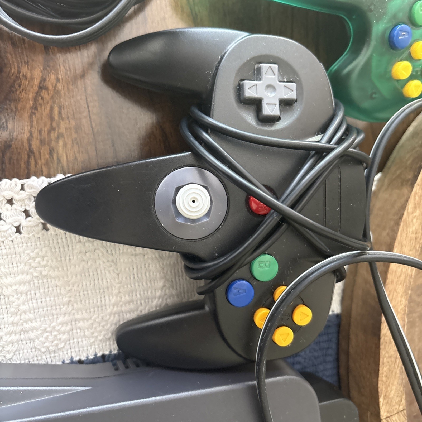 Nintendo 64 N64 Console Bundle w/Jumper Pack, 2 Controllers And cables Tested