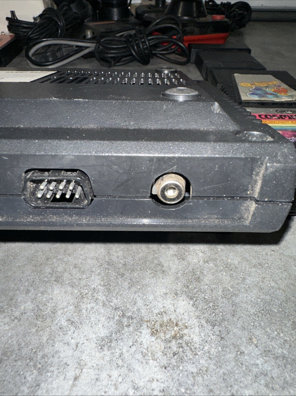 Atari 2600 Junior Jr Console System Bundle 21 Games 7 Joystick Lot Untested