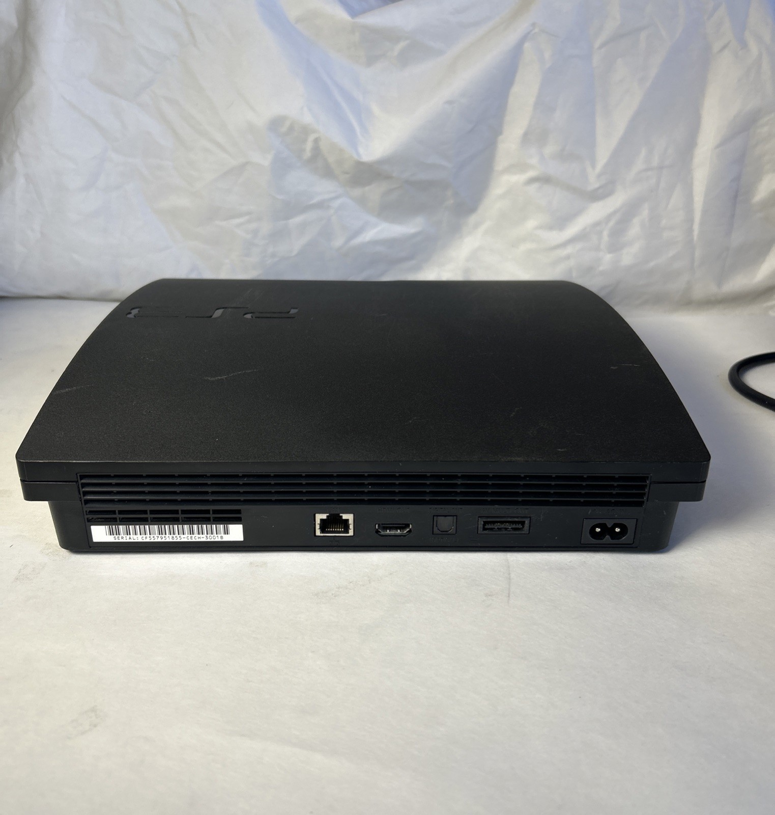 Sony PlayStation 3 PS3 Slim (CECH-3001b) 320GB Console Only Factory Reset