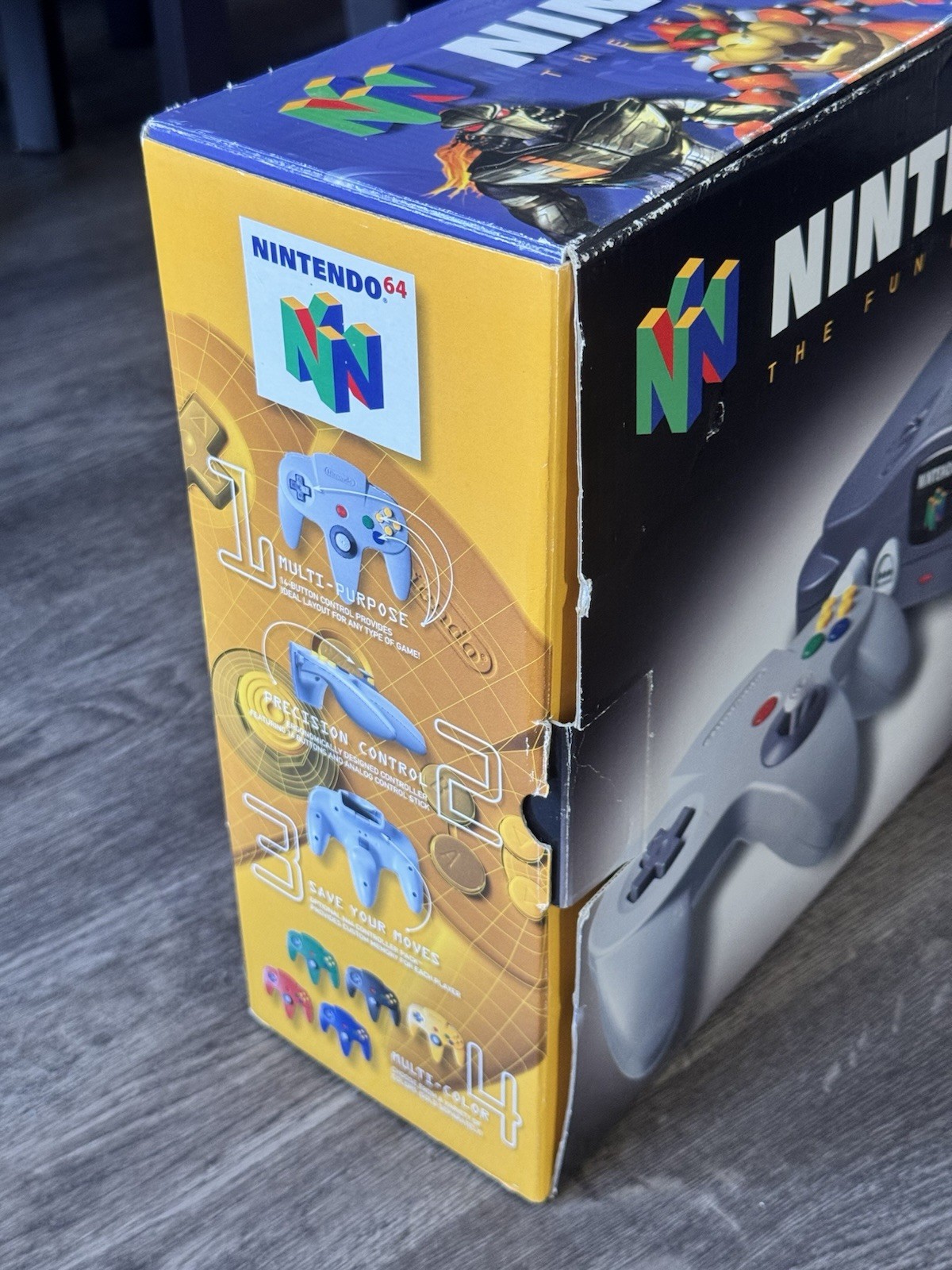 Nintendo 64 N64 Console + Super Mario 64 CIB Bundle Tested & Working!