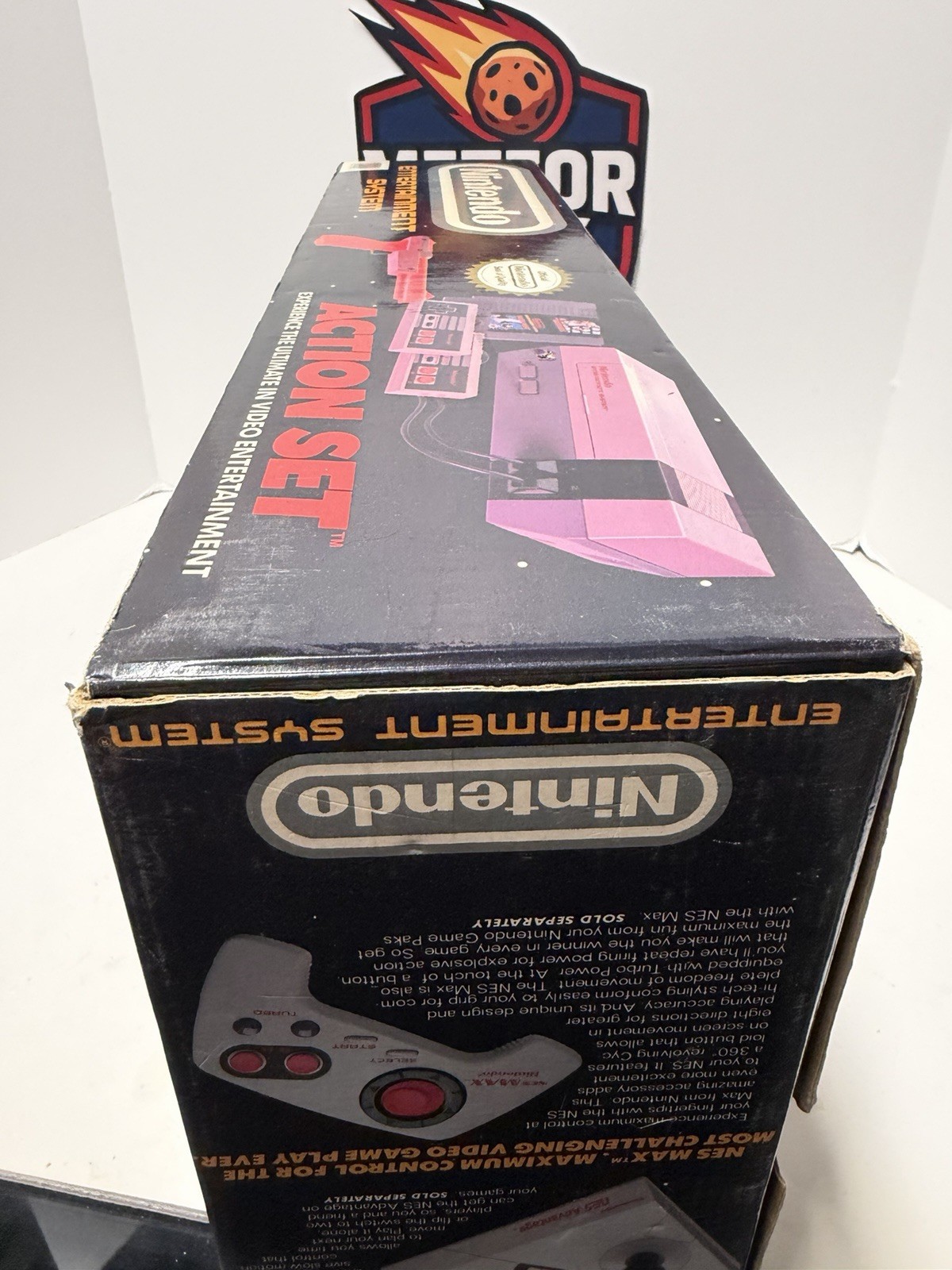 NES Nintendo Action Set Complete In Box Good Conditions With The Punisher Bundle