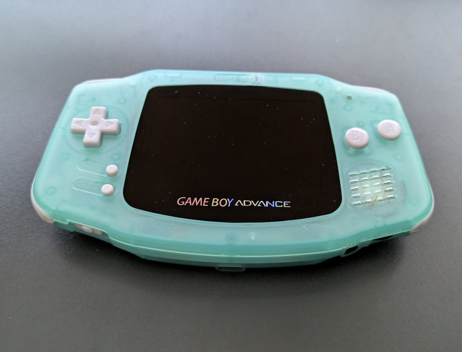 GBA – IPS Laminated 3.0 Console Glacier Blue – USB-C Battery – Glow in the dark