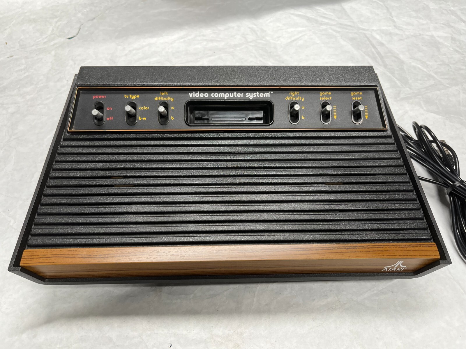 1982 ATARI VCS CX2600 *6 Switch* Console System in Original Matching Box Package