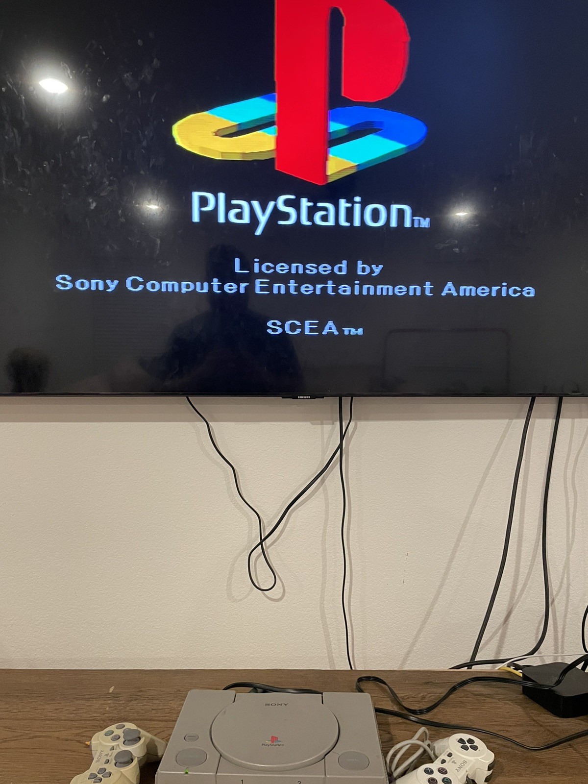 Sony PlayStation 1 PS1 Console Bundle – 2 Controllers Game Cables Tested Working