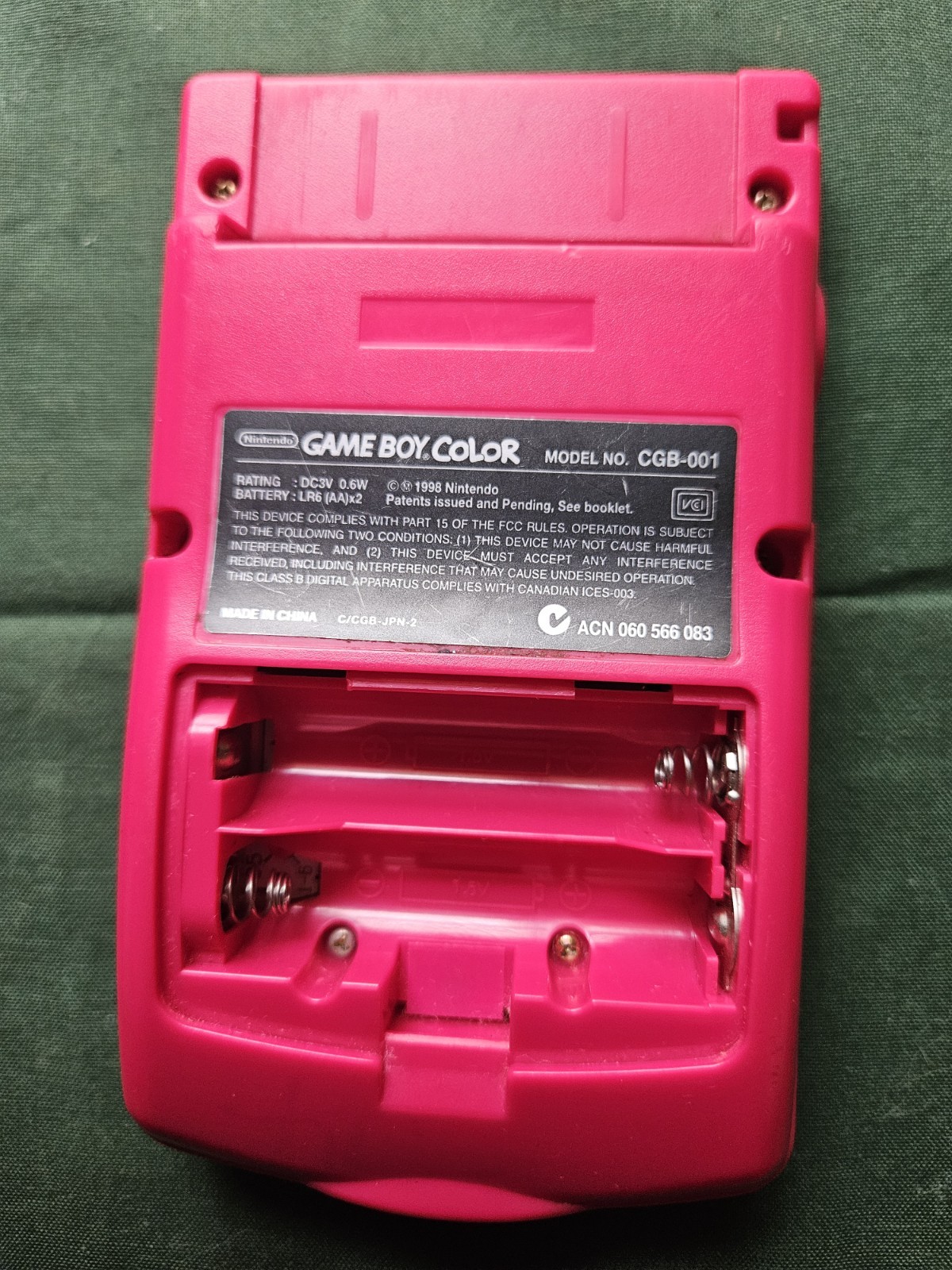 Nintendo Gameboy Pocket and Color CONSOLES ONLY (Missing Battery Covers) Tested