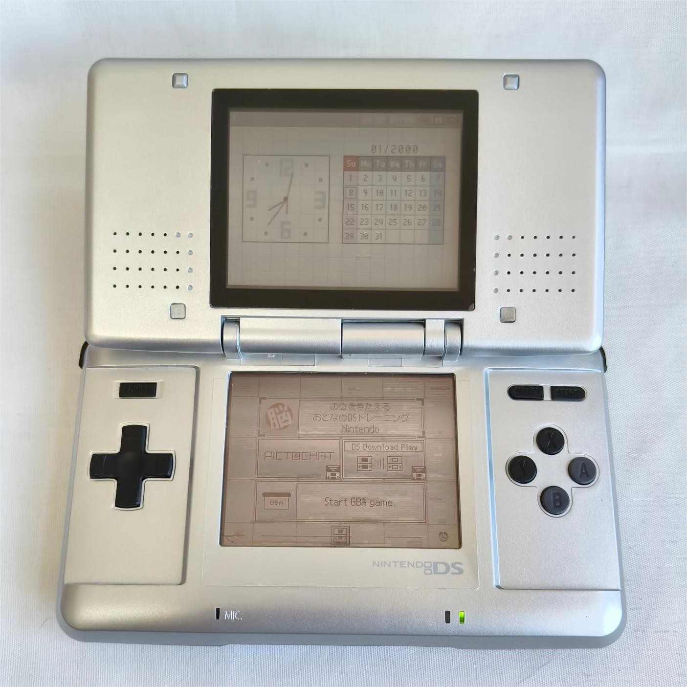 New shell NintendoDS NTR001 Console&Charger screen defects touch screen not work