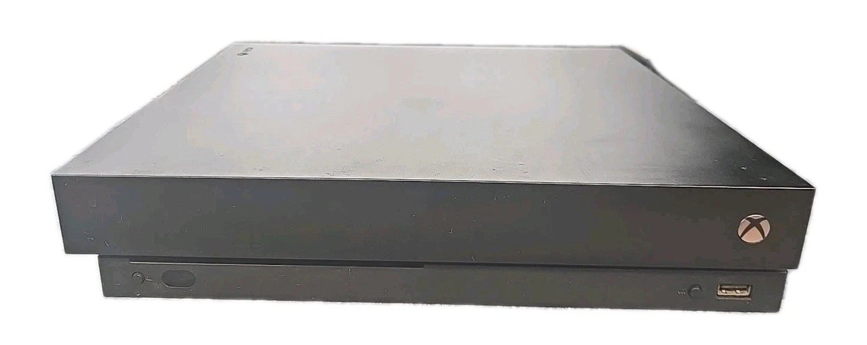 Microsoft Xbox One X Black Console Only