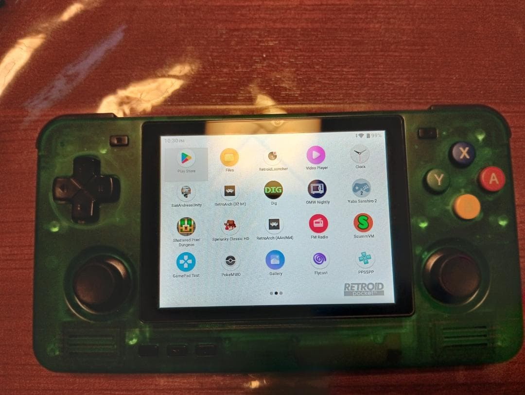 3DS/2DS/DS Retroid Pocket 2S 4Gb 128Gb Clear Green Japan