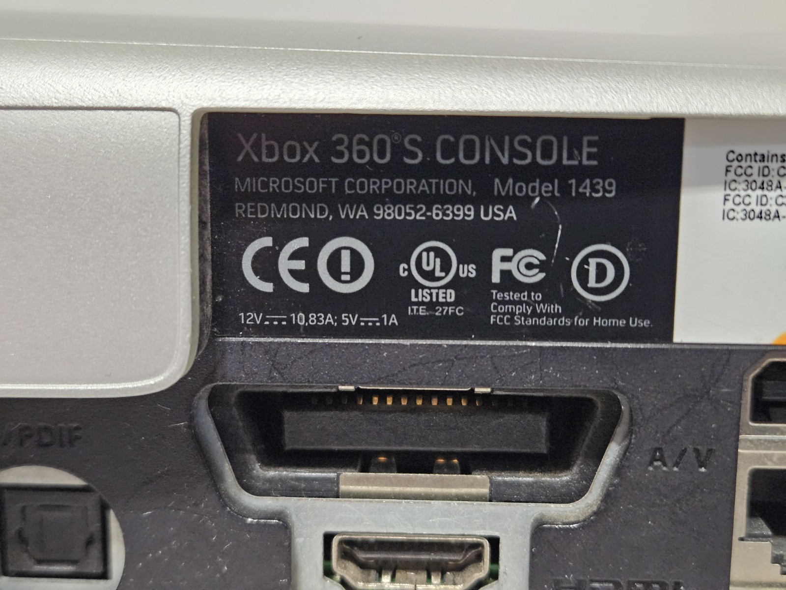 Microsoft Xbox 360 Slim Halo Reach Limited Edition Console Only Tested 250GB
