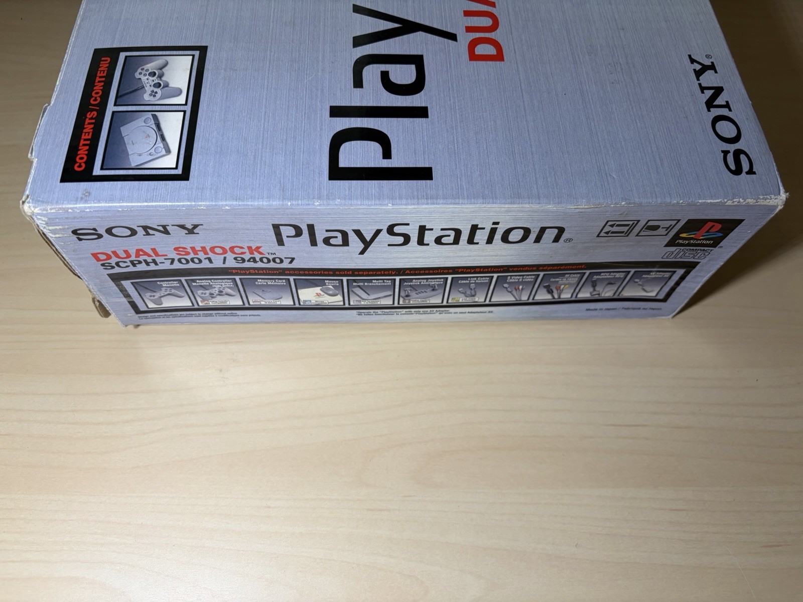 Sony PlayStation Game System PS1 SCPH-7001 Dual Shock Mint