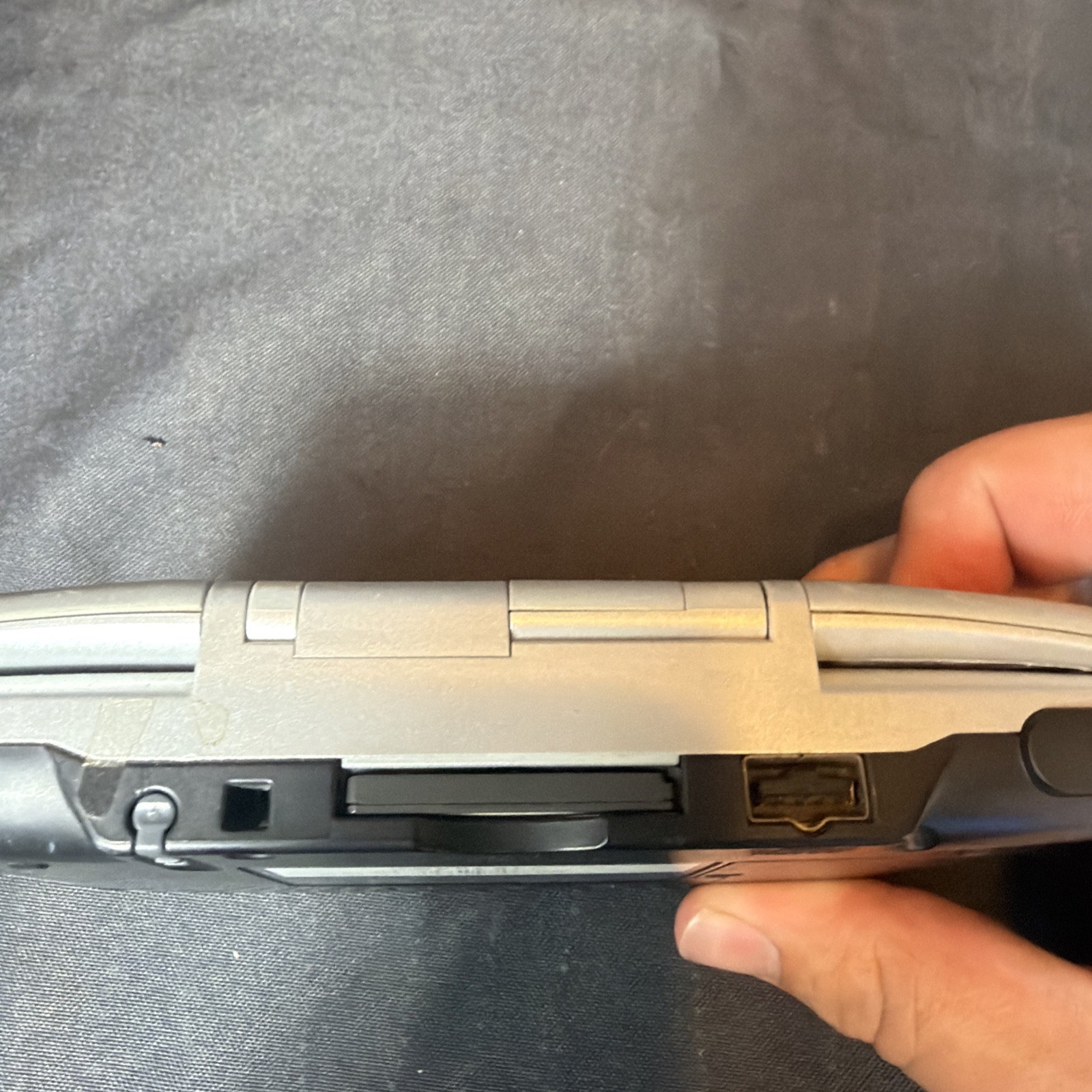 Nintendo DS Original Console NTR-001 Titanium Silver w/ charger – Working (READ)