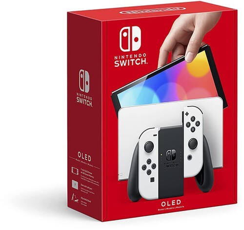 Nintendo Switch OLED Console White Joy-Con Complete in Box