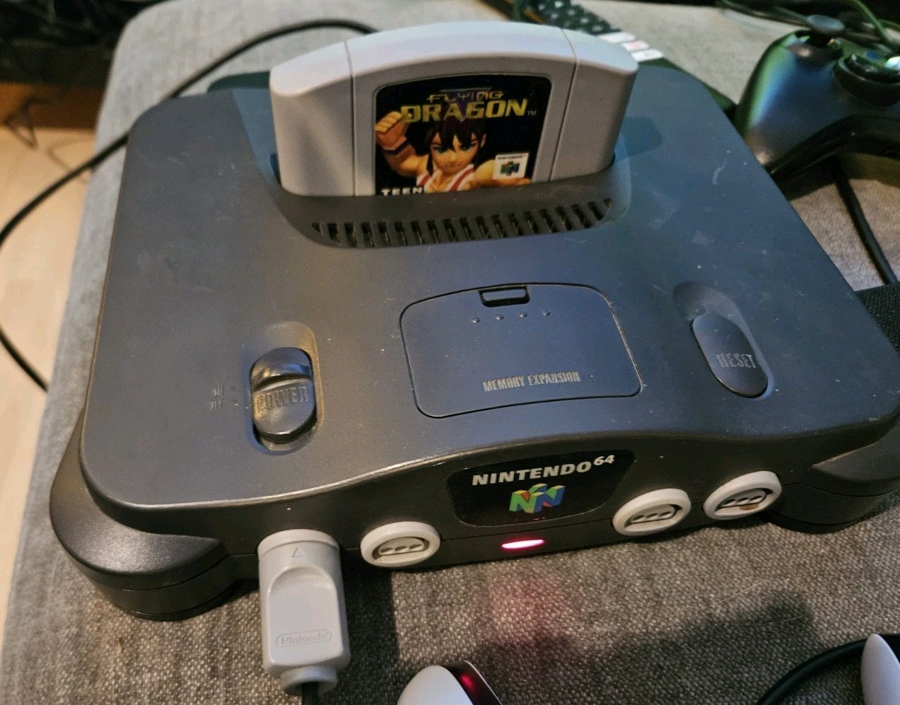 Nintendo 64 N64 Console Bundle 2 Original Controllers, Power And RCA, Tested