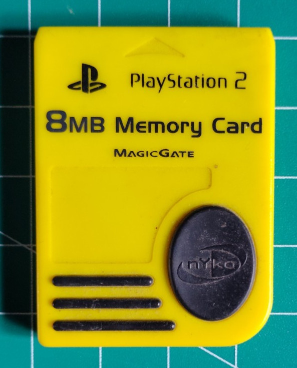 Lot of 3 (Three) PS2 Console 8 MB Memory Cards – SCPH10020 (x2) PS80516 (x1)