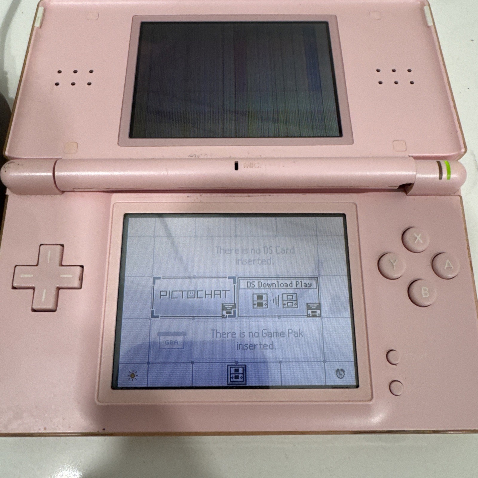 Nintendo DS Lite Video Game Console – Metallic Rose Parts