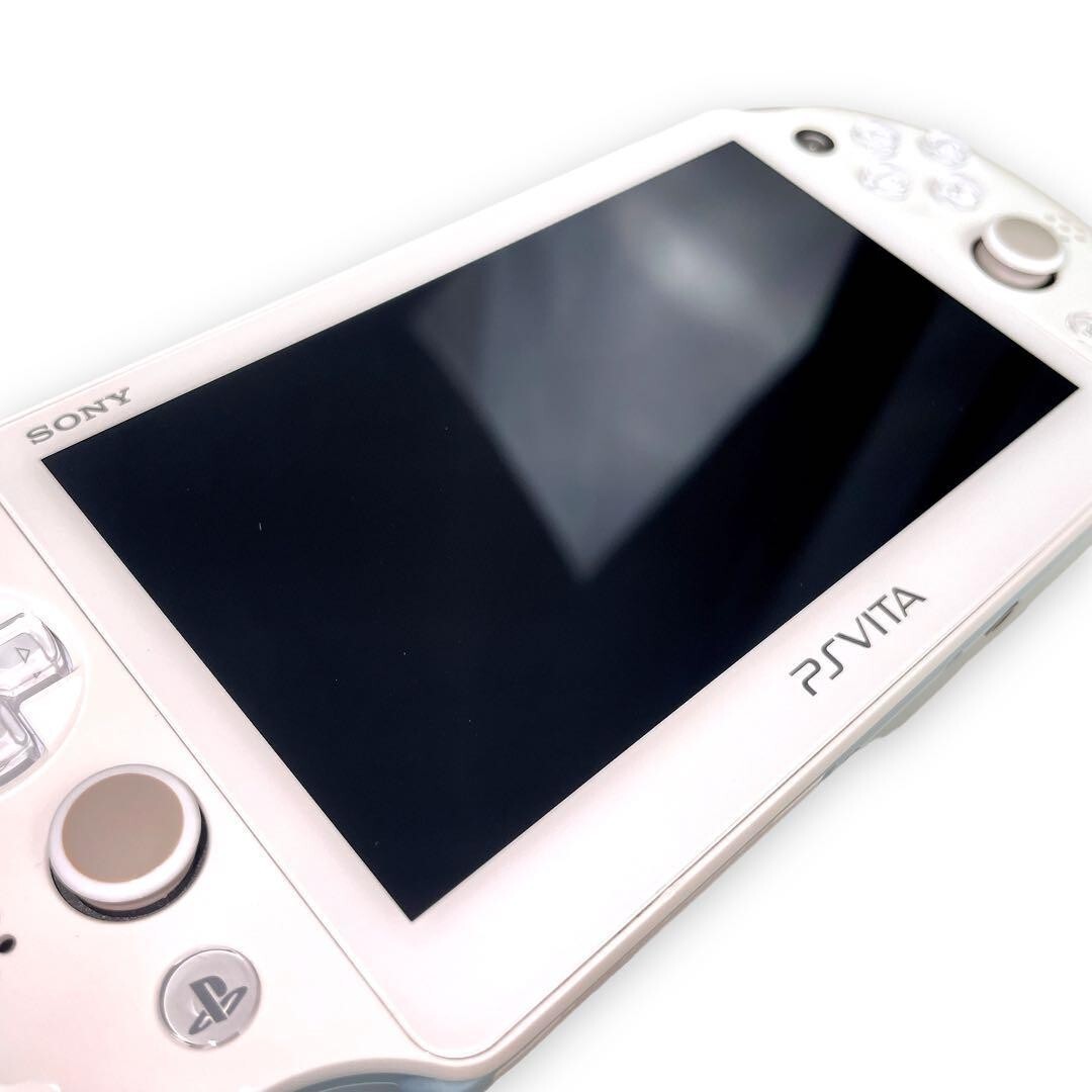 【Unused】SONY PS Vita Light Blue / White PCH-2000 ZA14 Console Wi-Fi model F/S JP