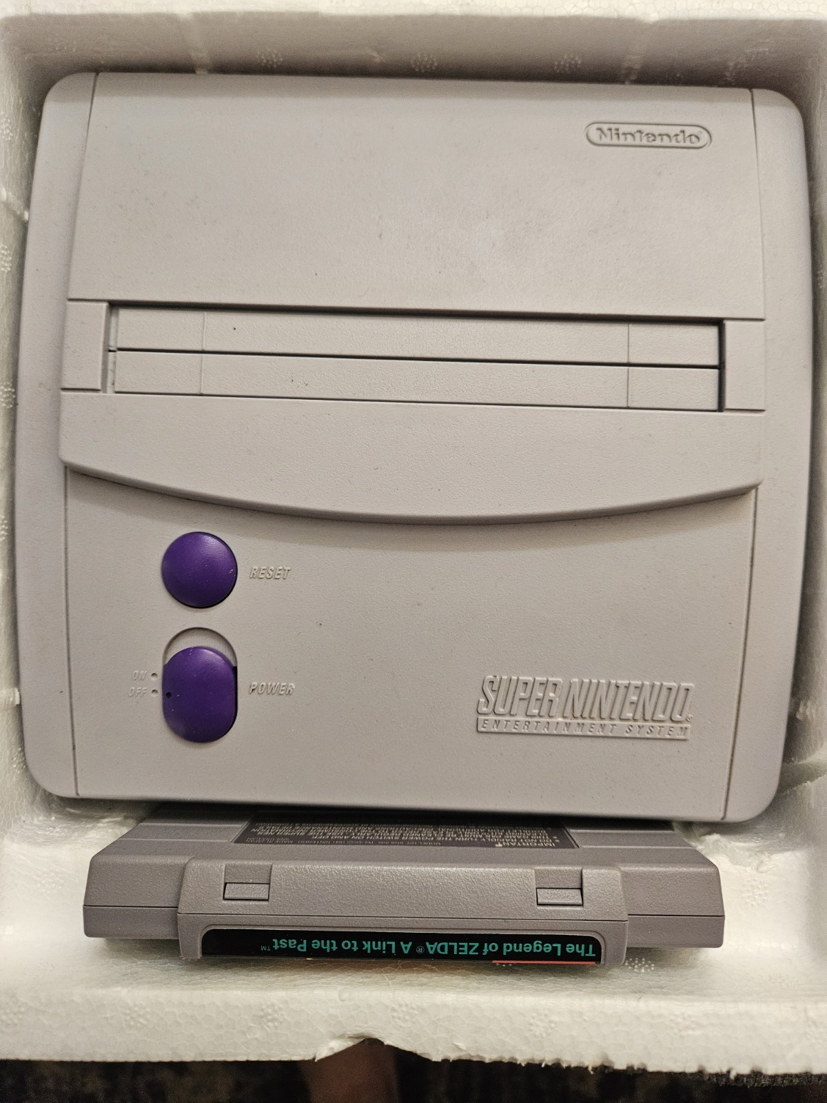 Super Nintendo Mini Jr System Console Rare Variant Target SNES Zelda CIB