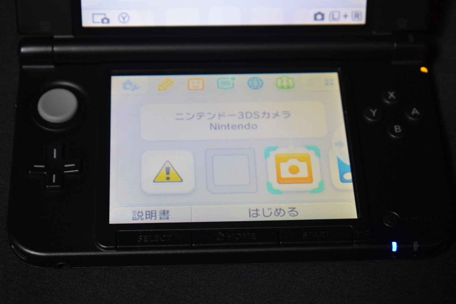 Nintendo 3DS XL LL Black w/BOX RANK S Chargers Stylus Teste Japanese ver #6006