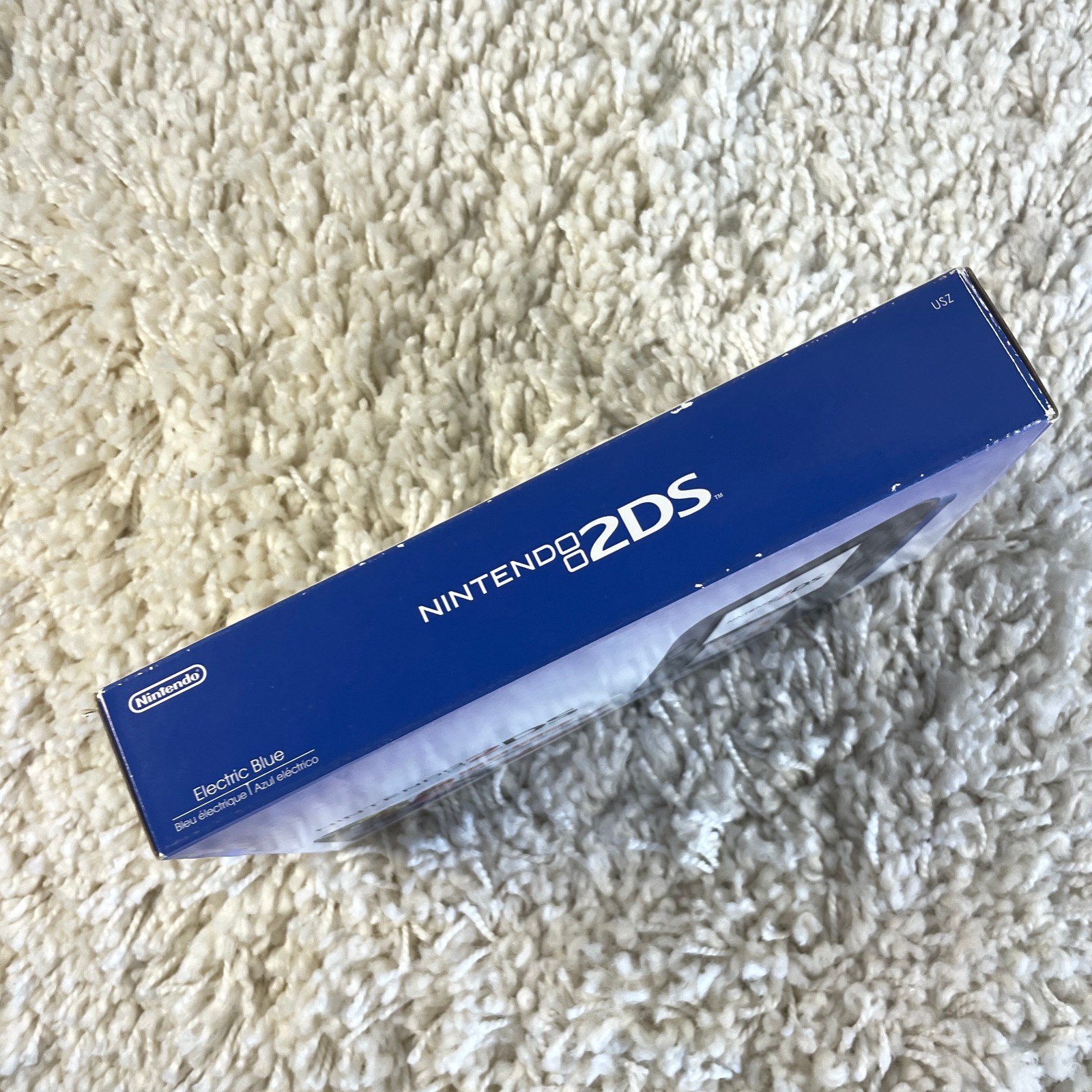 Nintendo 2DS Blue Black Handheld Mario Kart 7 Bundle FTR-001 Complete CIB