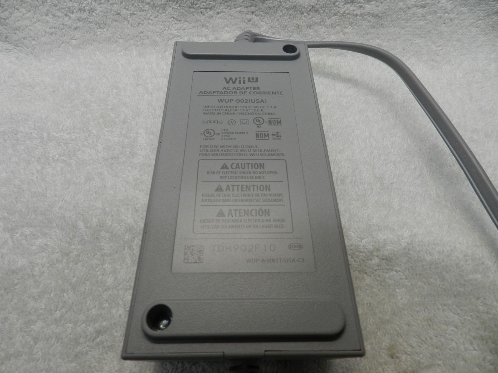 Nintendo Wii U WUP-101(02) 32GB Black Tested & Works!