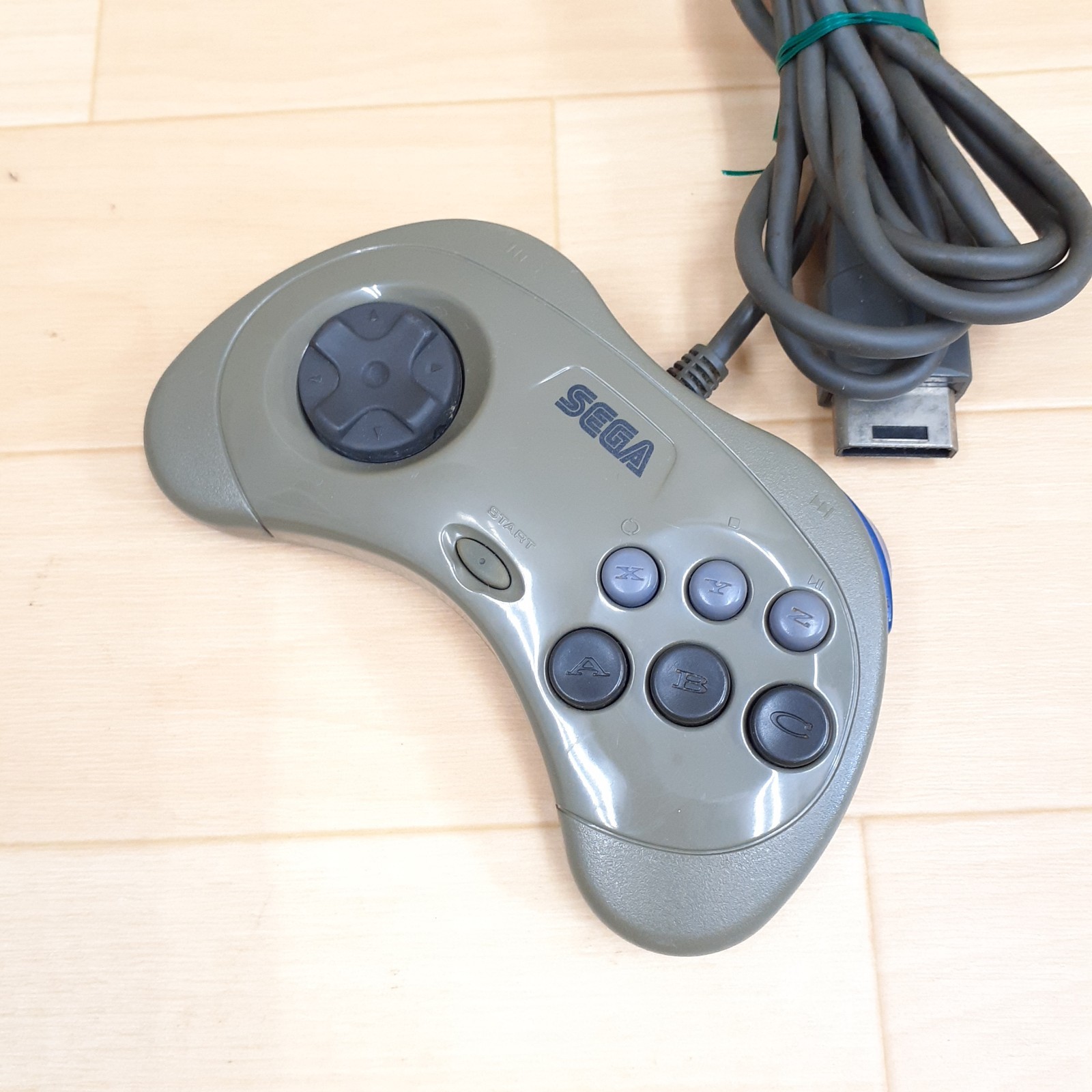 Sega Saturn Console with Virtua Fighting Stick Gun Controller & 5 Games Japan