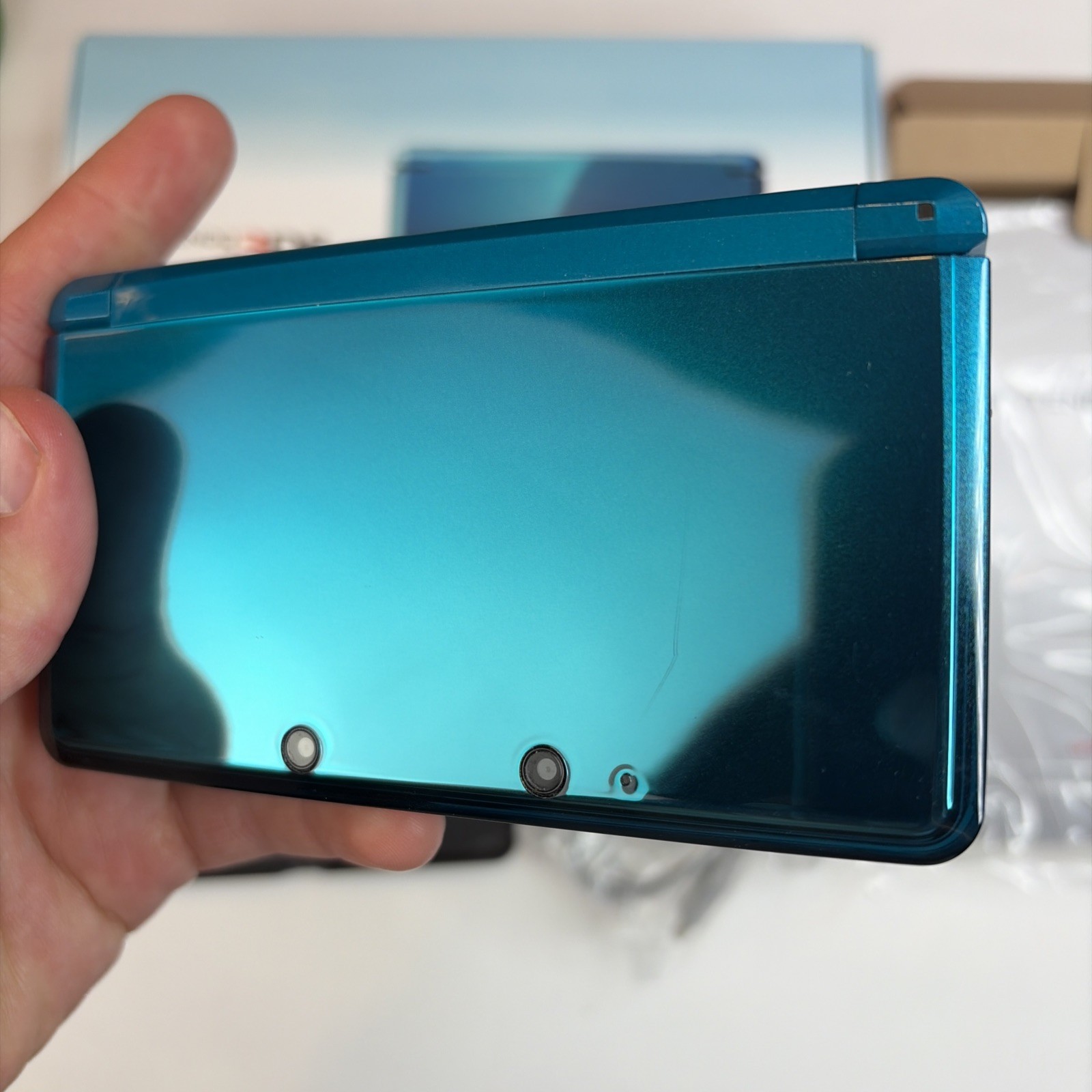 Nintendo 3DS Handheld System (CIB) – Aqua Blue US Model Complete In Box CIB