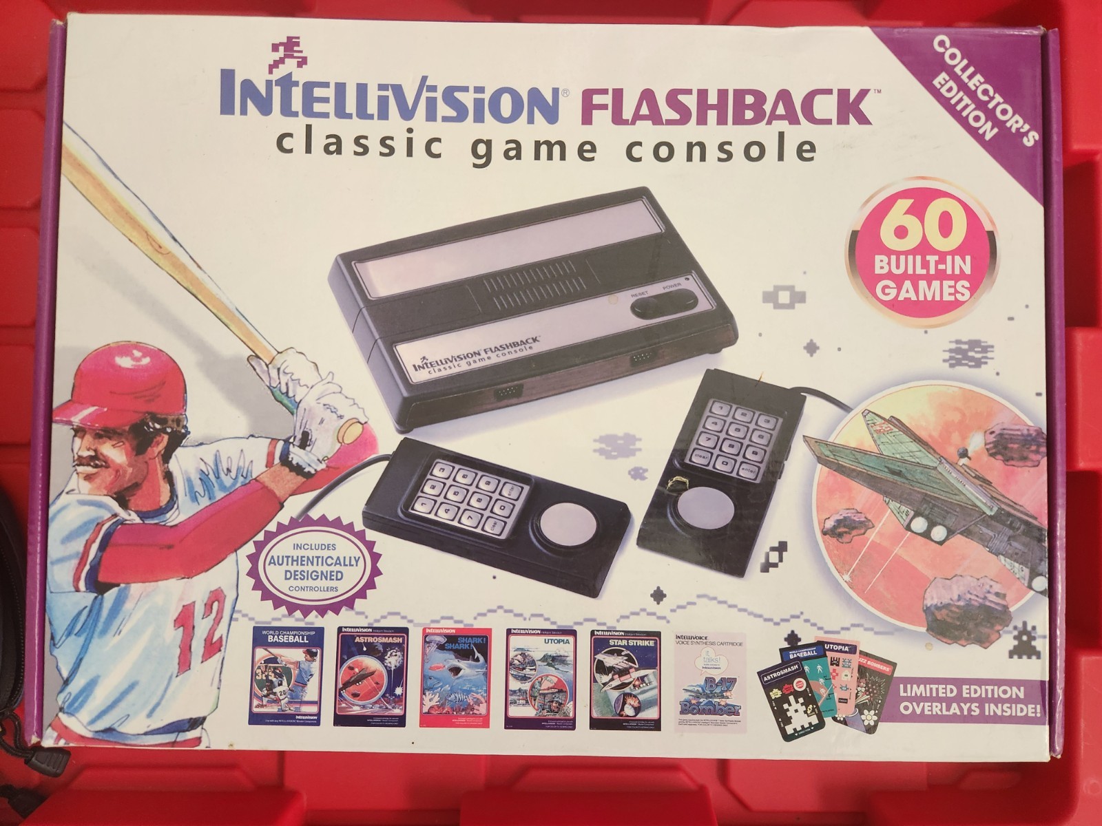 Intellivision Flashback Game Classic Console 60 Games Collector’s Edition New