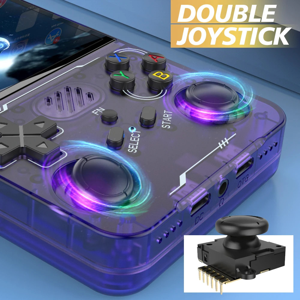 Open Source R36XX Portable Game Console 3.5Inch IPS Handheld Game Players Retro