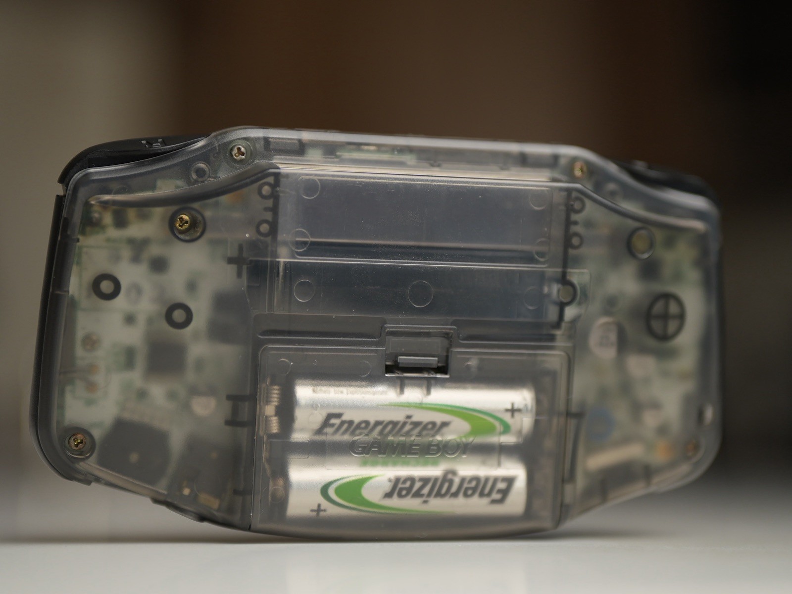 Nintendo Game Boy Advance GBA IPS Laminated Screen Custom Clear Black w/ RGB LED