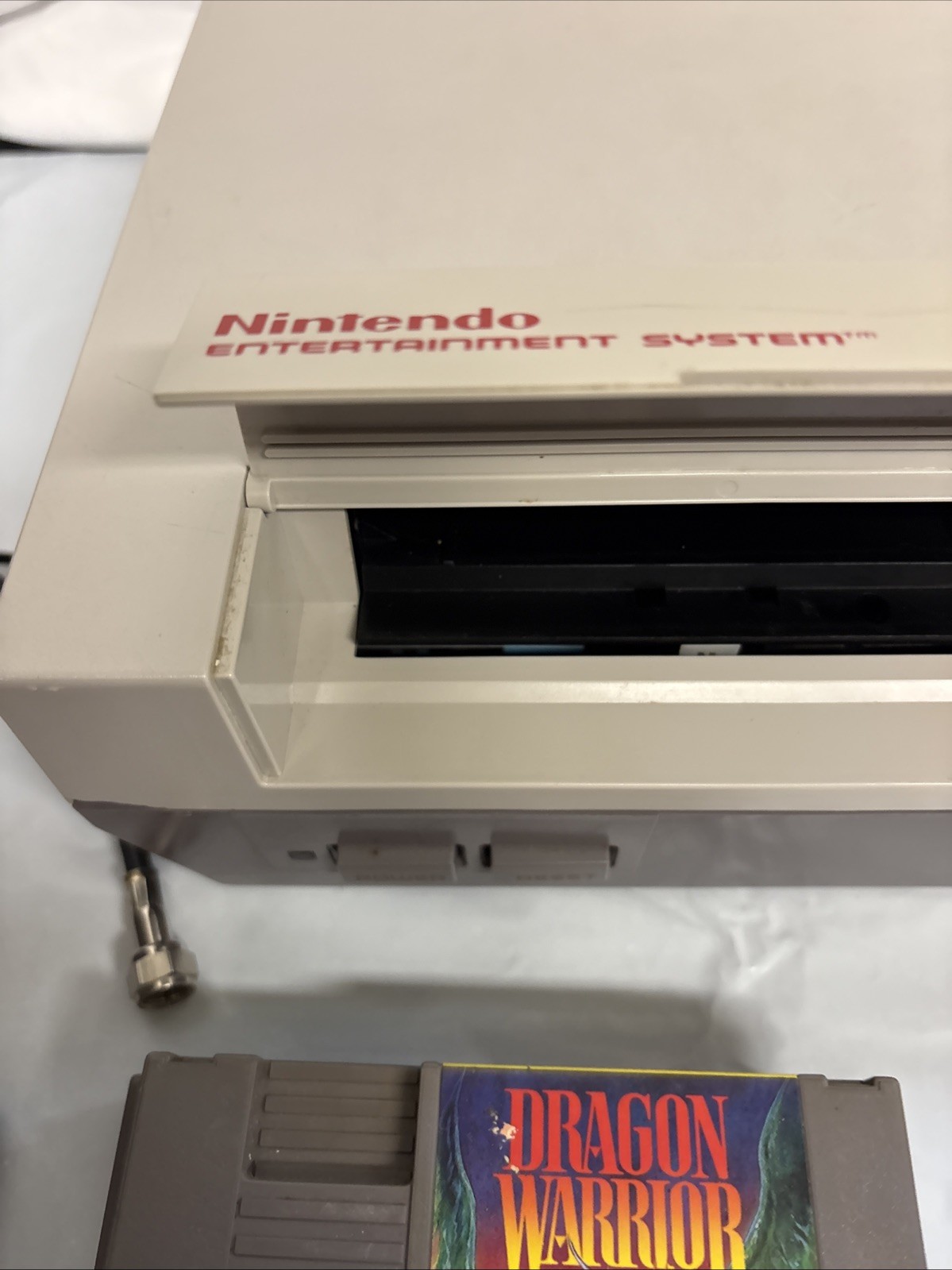 Nintendo NES Bundle With Cables, 3 Games & , 2 Controllers Tested Working READ