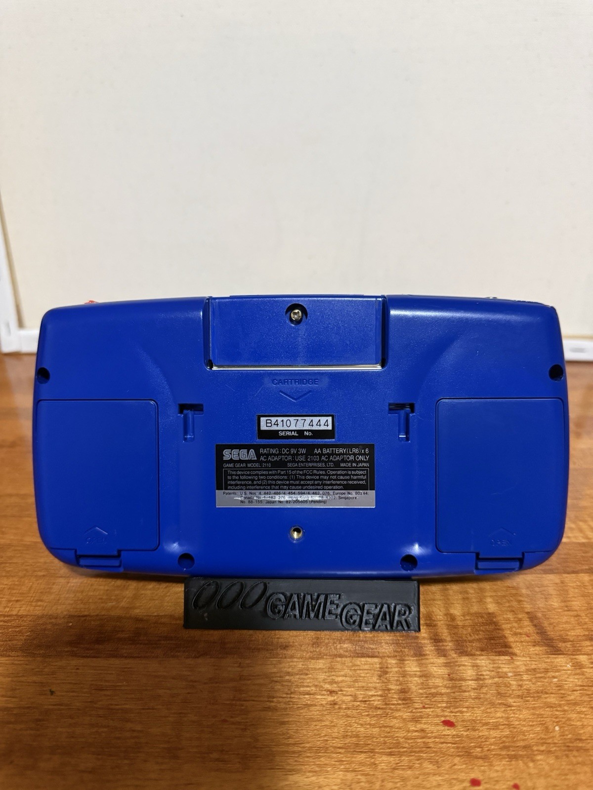 Game Gear ORIGINAL BLUE Not A Reshell. LCD Bigger Screen Recharging Red/Green