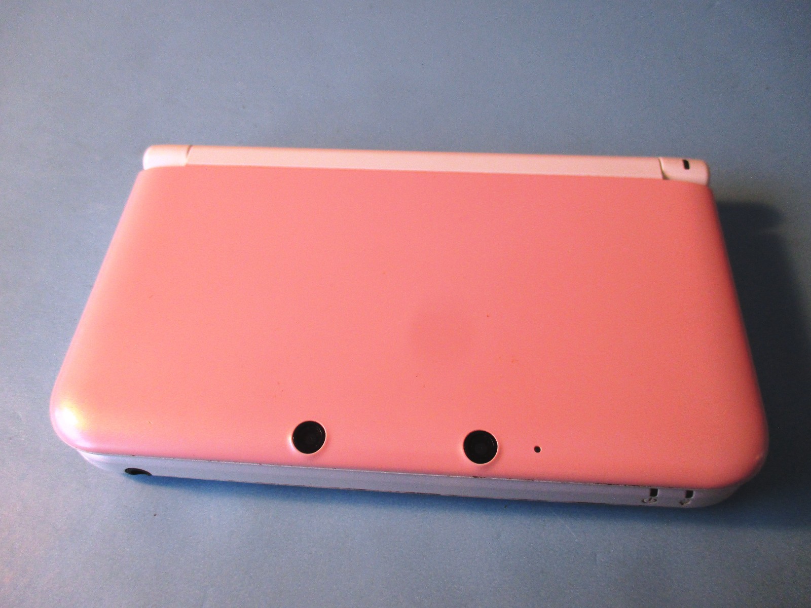 Nintendo 3DS XL White & Pink Handheld System w/Charger FREE Ship!