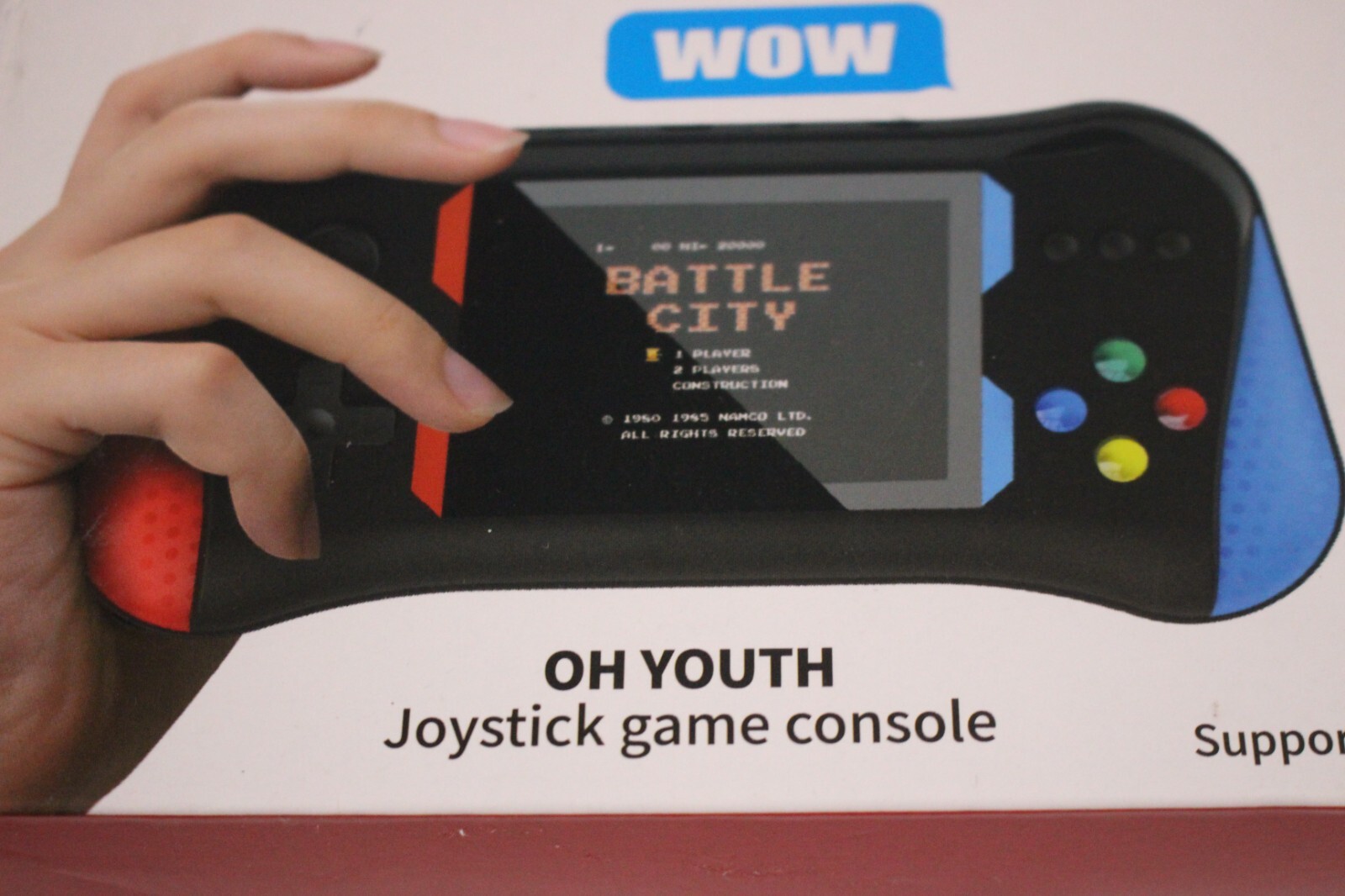 WOW MODEL X7M 3.5″ JOYSTICK GAME CONSOLE 500 IN 1 BLACK