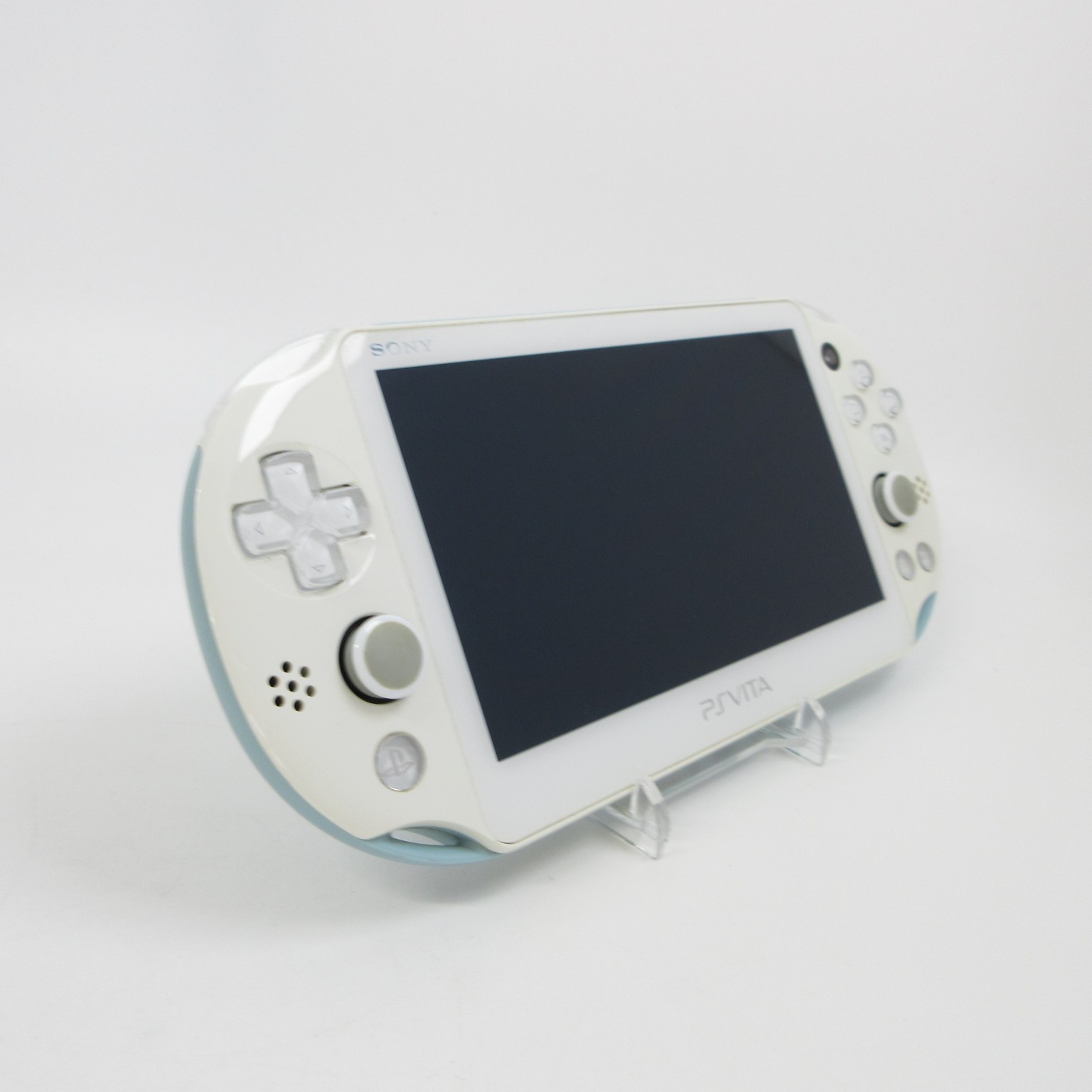 【Excellent】Sony PS Vita PCH-2000 Light Blue / White Wi-Fi Model Console #DEN08/0