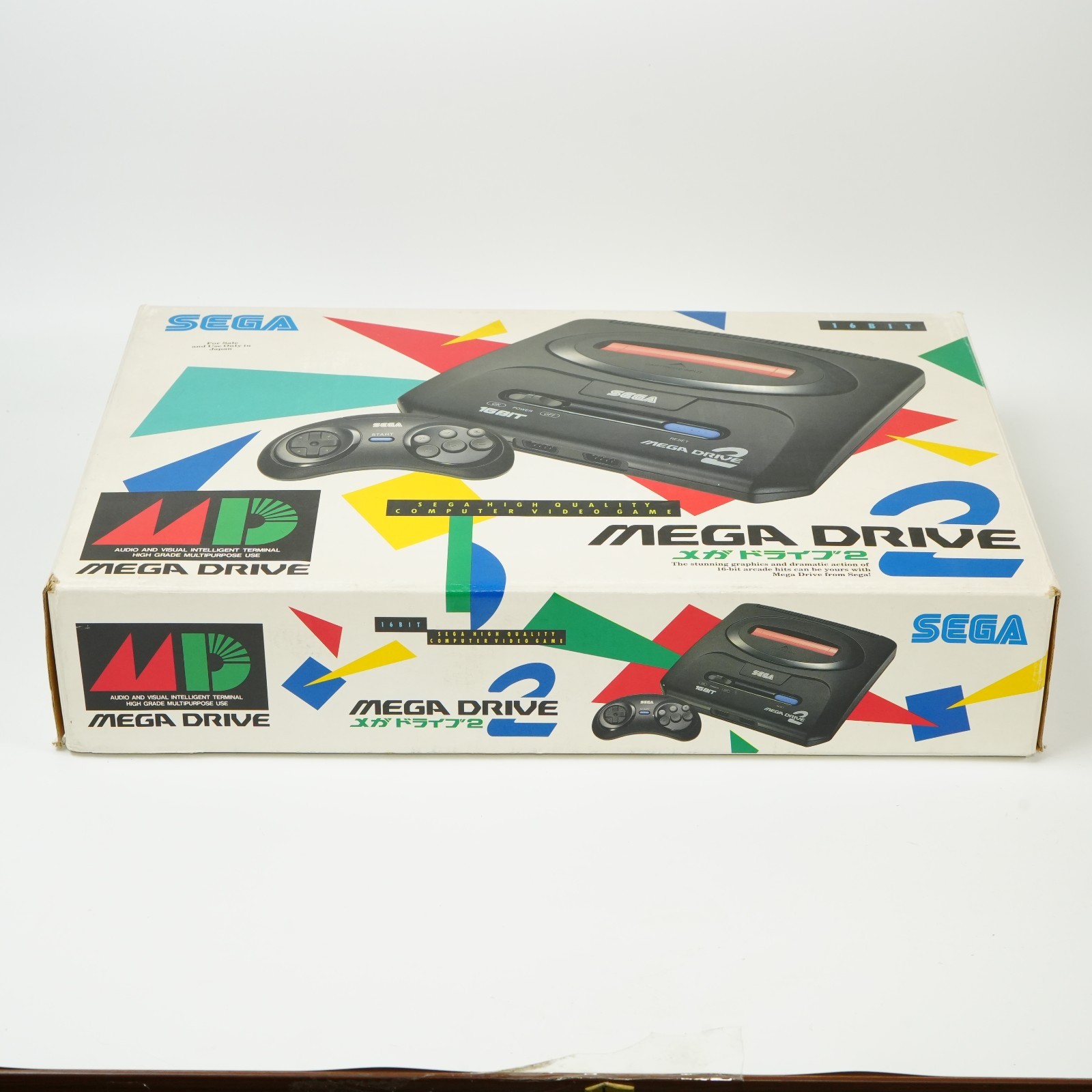 SEGA MEGA DRIVE 2 HAA-2502 NTSC-J Japan Console USB-C Power MOD TESTED w/ Box