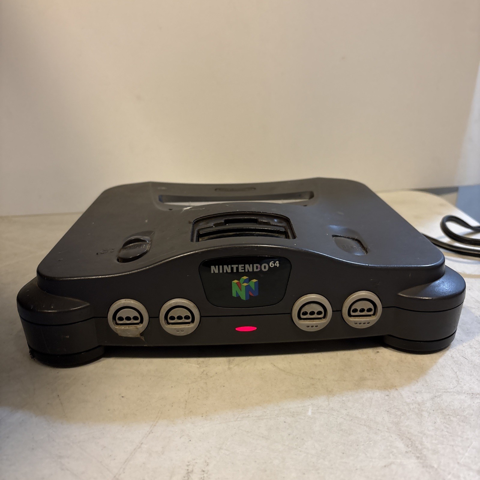 Nintendo 64 System – Home Console – Charcoal Gray – POWER CORD ONLY – TESTED!