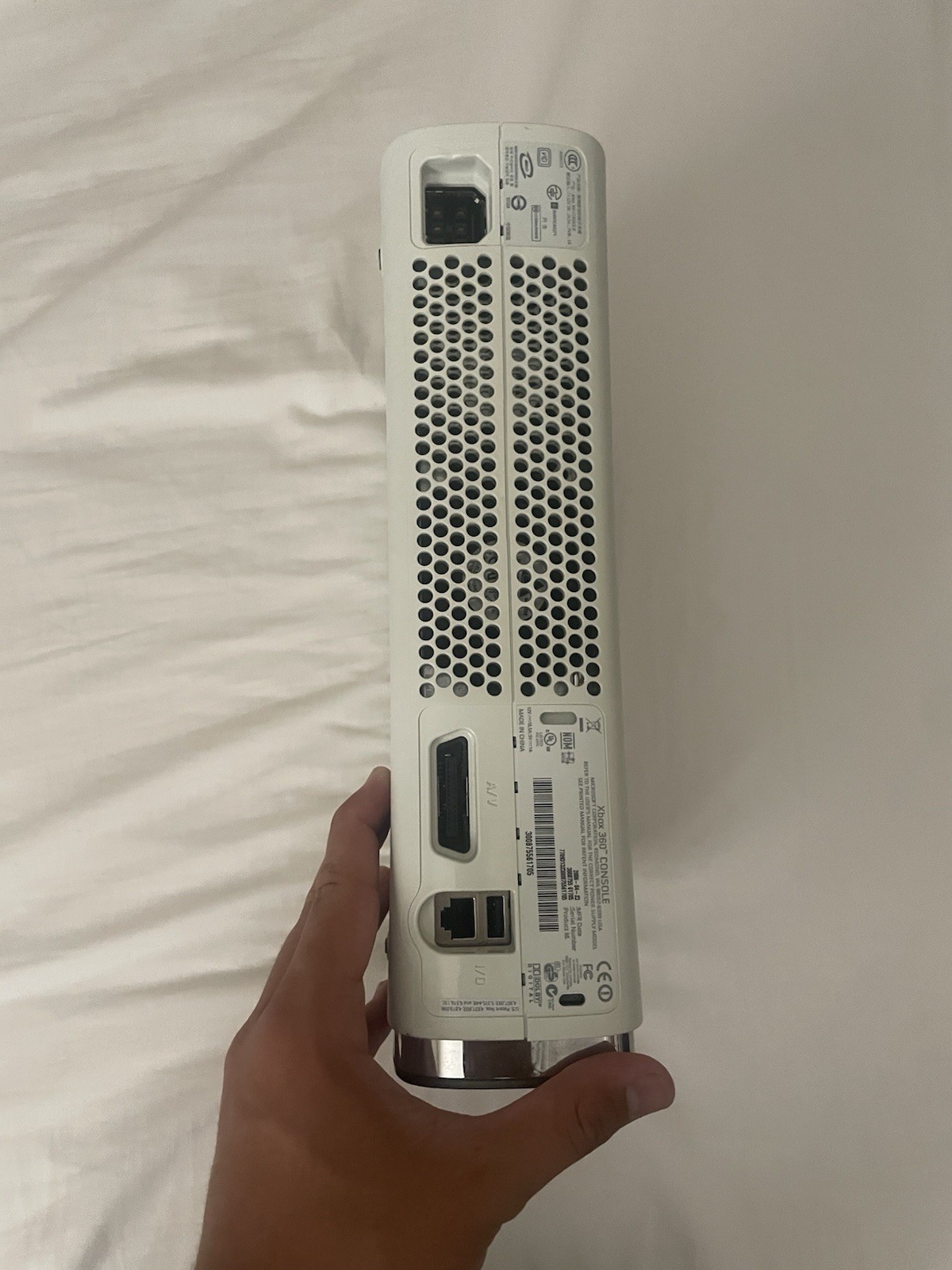 Microsoft Xbox 360 Console – Matte White Untested
