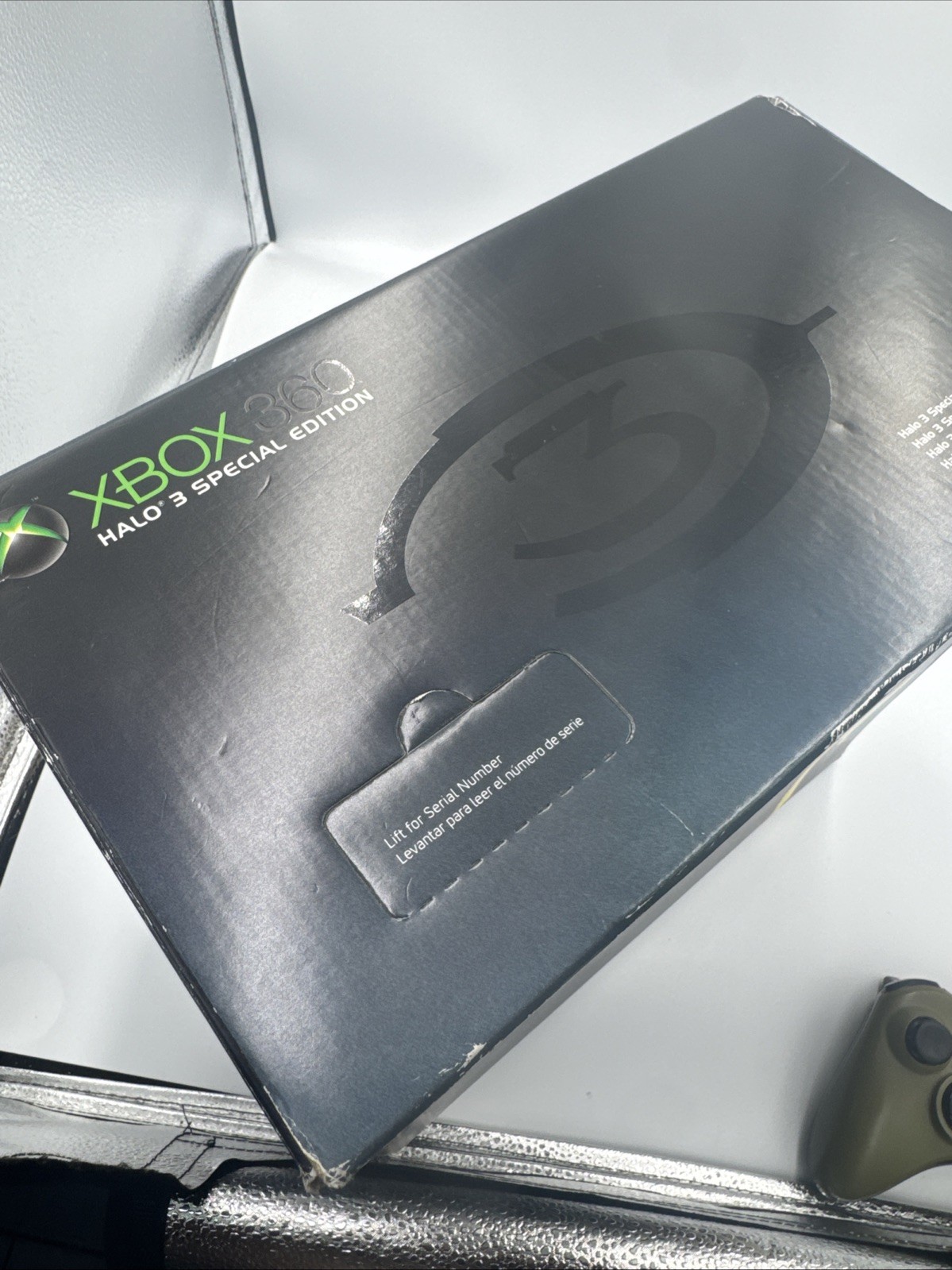 Halo 3 special edition xbox 360 console- Green Edition (read Description As Is )