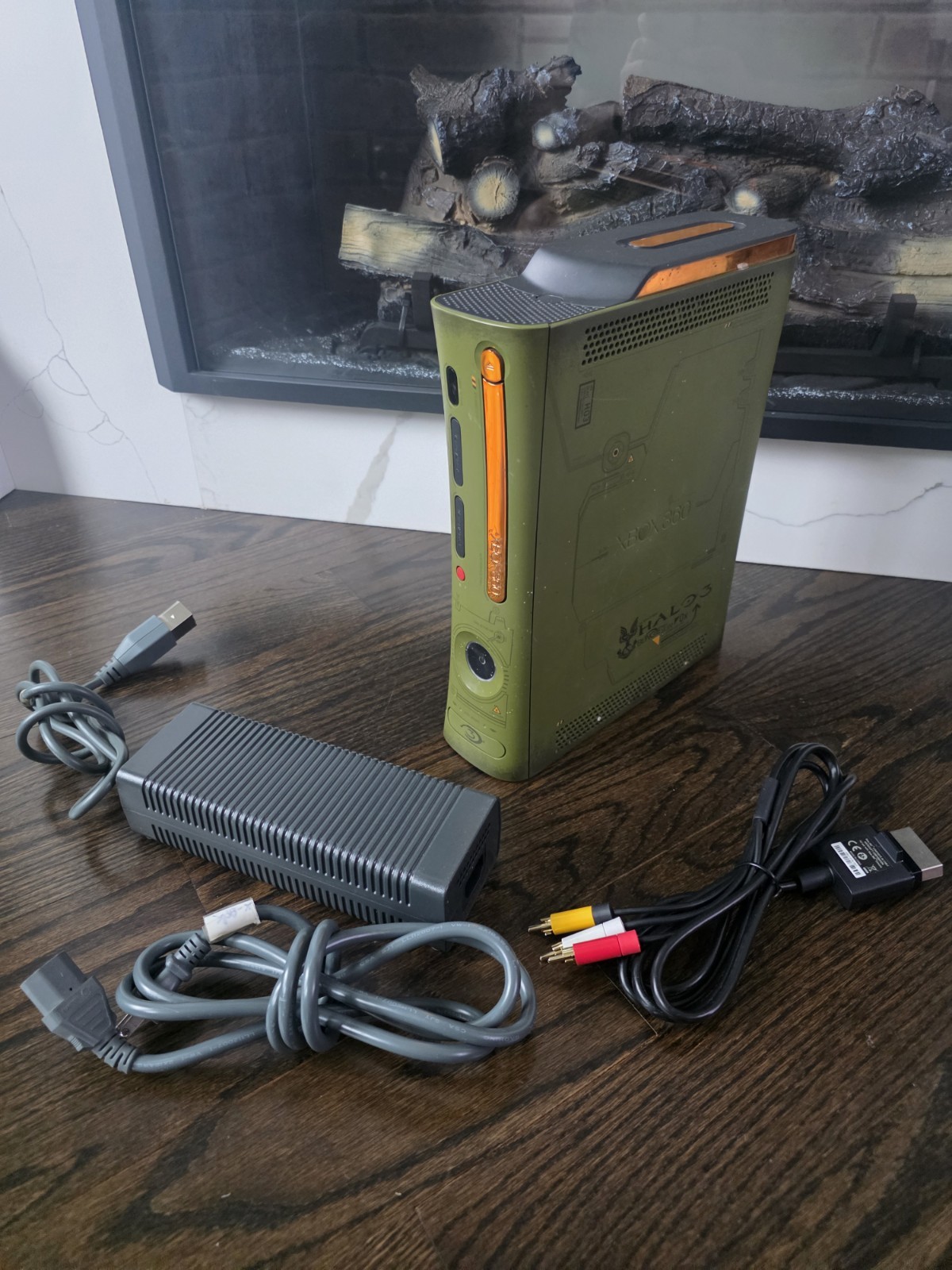 Microsoft Xbox 360 Halo 3 Special Edition Console Green/Gold Tested Working